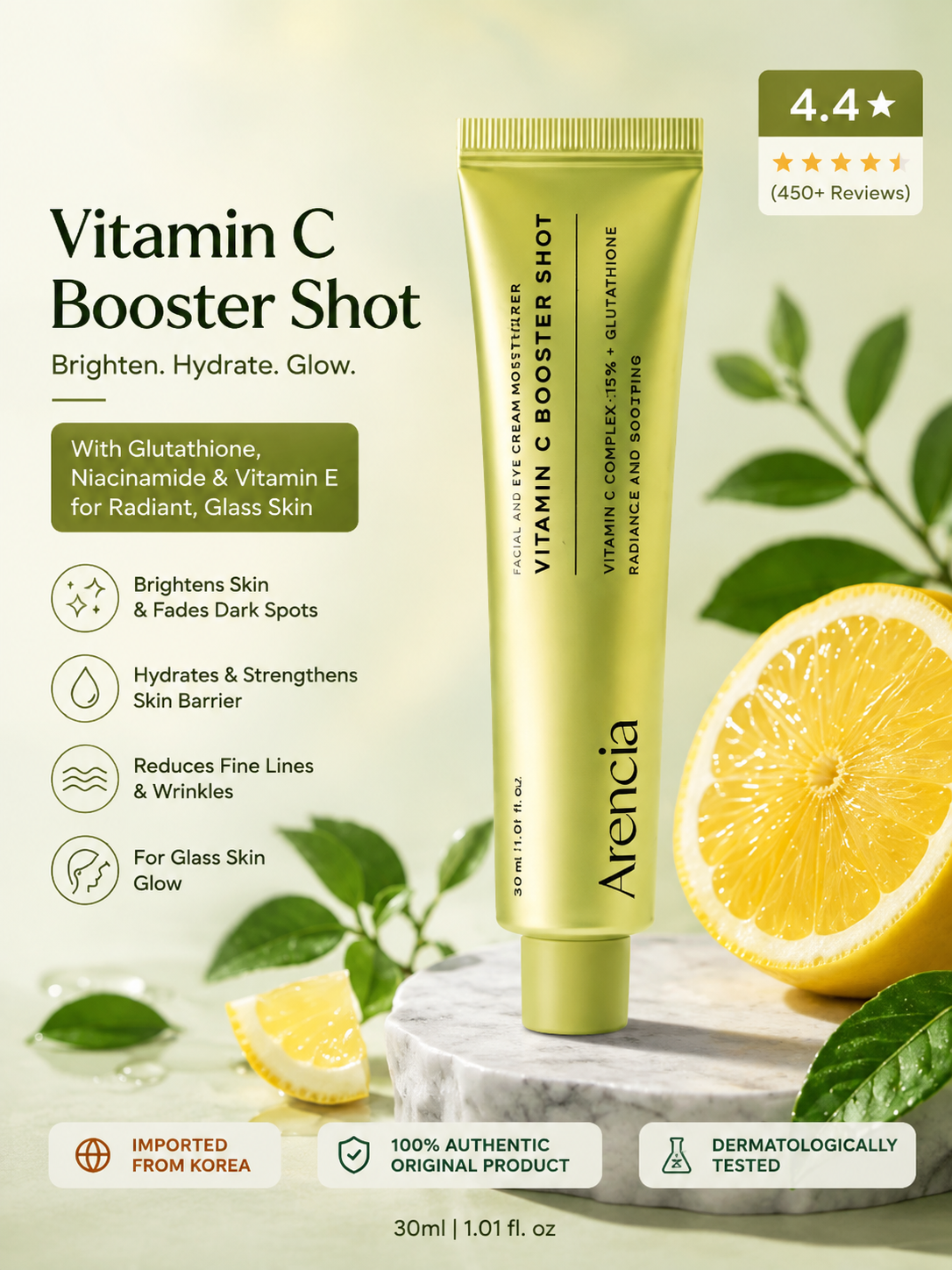 Arencia Vitamin C Booster shot 30ml